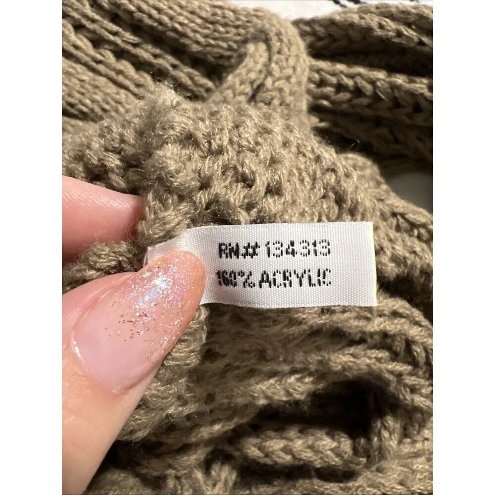 Infinity Brown Scarf